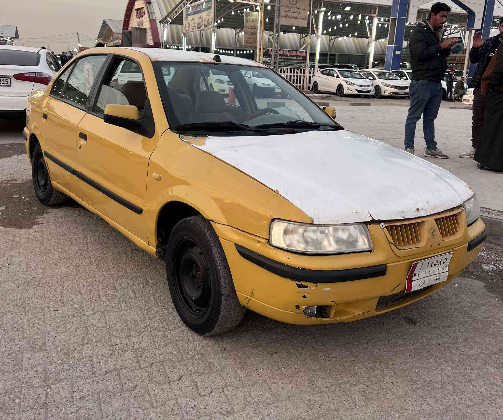 سلام عليكم سمند 2011 رقم نجف مصفره هيه وغرامات كير ومكينه خير من الله  سنويه ل 2028 مكاني النجف ( اني مكلف بل نشر) رقم ***********
