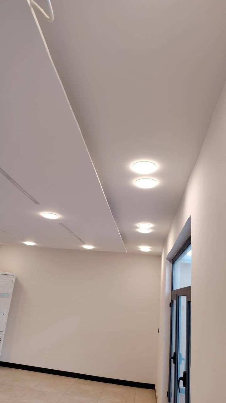 اللهم صل على محمد وأل محمد تغليف سقف سندويش جبس بور مع اضافة بروفايل وطبعن صبغ جوتن الصويره ***********
