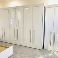 غرفه نوم نجاره عراقيه 8 قطع بسعار تنافسيه  نوع الخشب كبس . وجه 6 ملم h...