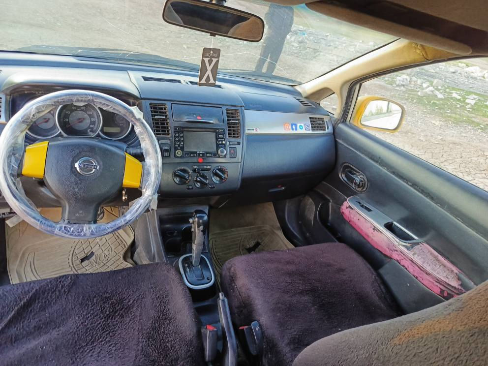 نیسان تیدا مودیل 2009
گیرو مه کینه به شه رت سه نه وی ئه وه لیات به شه رت سه نه وی بلاستیک
دعم ولیدراوی نیه
نرخی 34گه لا مجال
*********** السليمانية, العراق
