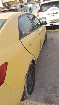 عندي كيا فورتي موديل 2010 حادث جاملغ الامامي صفحه السايق حادث بسيط كلش...