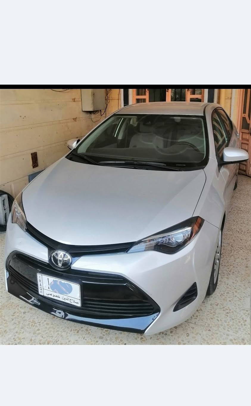 كورلا ٢٠١٩ سلفر Le رقم صلاح الدين ماشيه 12600 الف ميل سياره زيرو وكلين حادث واضح بل منشور سياره على وضع الشركه بدون صبغ او بارد او تبديل صار أكثر من ٥سنوات واكفه سياره على تايرات الشركه شرط فحص أرقام انكليزي سنويه هزه كله جديد بسمي بيها ايرباك برده ودركه سعر 200 وبيها مجال شي بسيط مكان تكريت استفسار على *********** /*********** سياره على وضع الشركه مو مال معارض شرط فحص وين متحب
