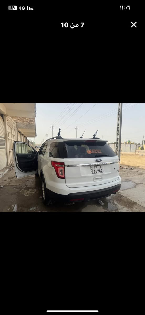 اكسبلاور موديل 15 بسمي رقم دولي تحويل مباشر وارد امريكي جاملغ وبنيد تبديل ولباقي كفاله  يفحص  سياره جديده ماشيه 100 الف  كير ومكينه وحداده كفاله حجم المكينه 3500 سته اسرندر 7 راكب تبريد 3 قطع سعرها 130 وبيها مجال امراوس حسب القناعه مكاني ناصريه سوق الشيوخ الشراي يتصل ويدلل. ***********
