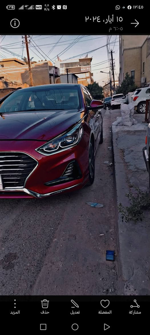 سوناتا ٢٠١٨ هايبرد رقمه نجف
فول مواصفات للستفسار ***********
