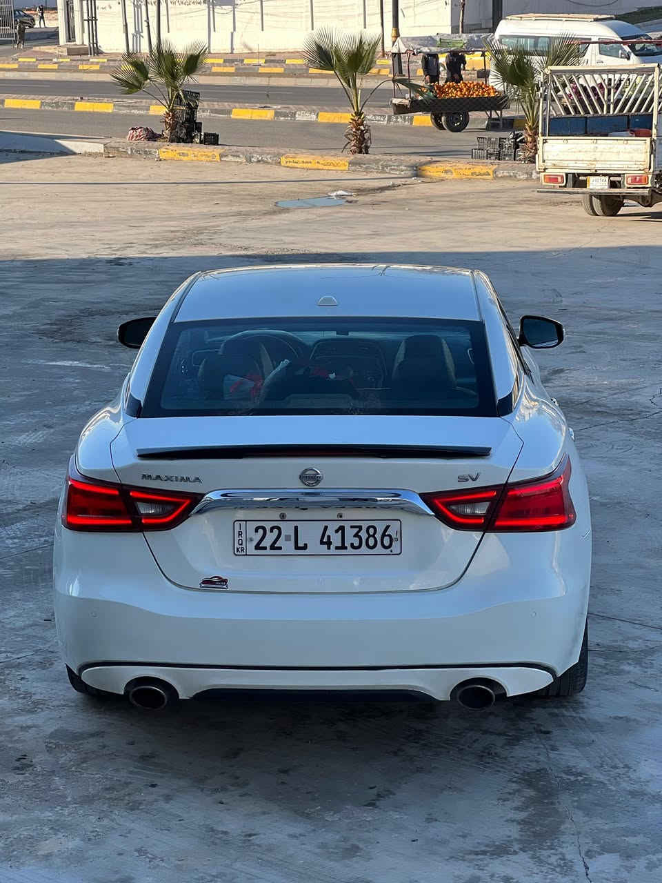 سلام عليكم 👋👋
بسعر مناسب 🔥🔥
للبيع نيسان مكسيما 2017    V6☠️
سياره فول موصفات ما عدا فتحة فقط 
موصفات سياره 
~ كشنات جلد + كهرب 
~ تدفئه بل مقاعد 
~ بصمة تشغل 
~ بصمة ابواب 
~ إشارة بل مراية 
~اشارة ترحيب عند دخول 
~ كشنات كهرب 
~ تشغيل عن بعد 
~ حساسات بل دعامية امامي و خلفي
~ قطعتين تبريد 
~ شاشة تبريد + تبريد منفصل 
~ شاشة تدعم نظام خرائط + كار بلي
~ سياره بيها موصفات خير الله 

~ ضرر سياره 3 قطع بدون دواخل و بدون شواصي 
*********** : مصطفى امير ✨
