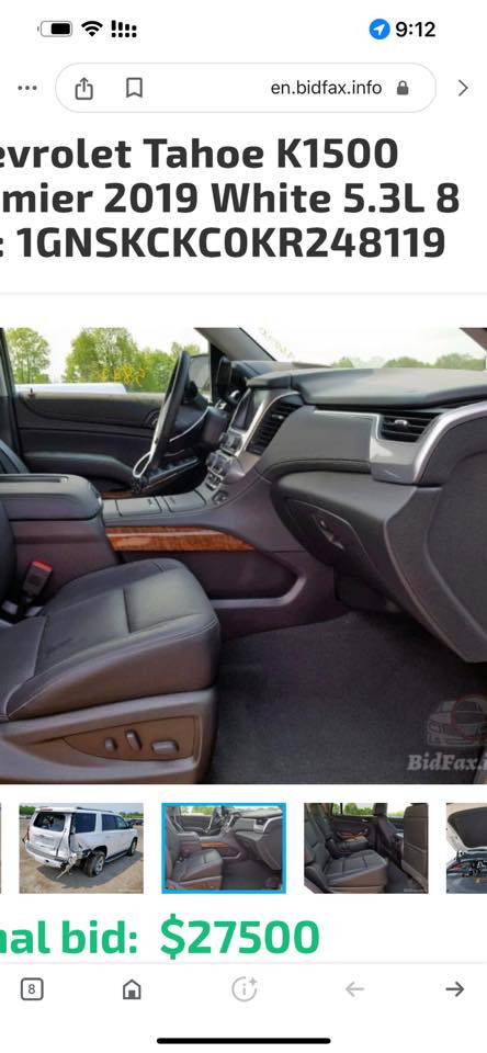 تاهو 2019 بريمير صور الحادث بالمنشور الباقي كفاله ماشيه 68 ميل مكان ناصريه ***********
