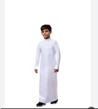 دشداشة ابيض • تترون اصلي • مقاسات 6-12