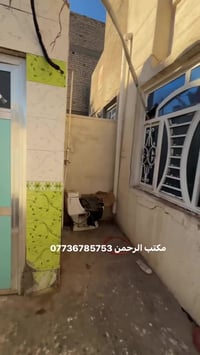 110 متر للاجار يحتوي عل غرفتين وصاله ومطبخ وخدمات الدولعي شارع المناير...