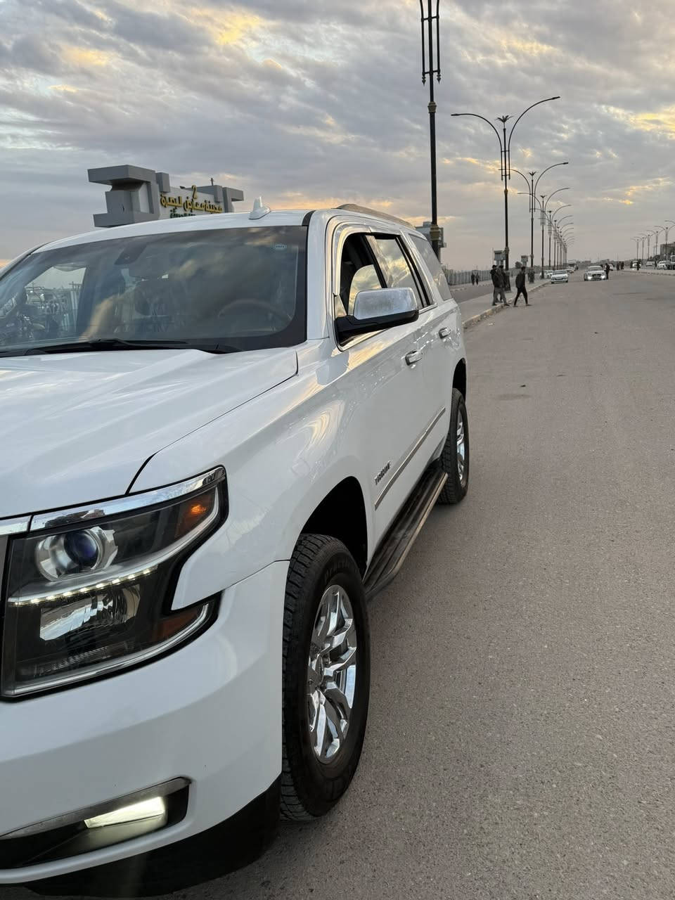 سلام عليكم تاهو مديل 2017سياره جاهزه مكفوله ماعده جاملق مصبوغ العنون البصره القبله الرقم ***********
