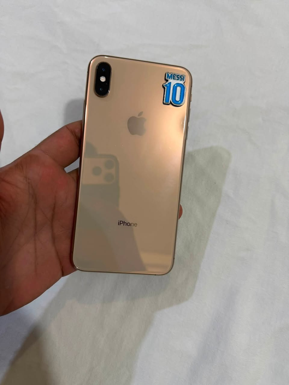 للبيع اكس ماكس
⭕️ذاكره 512 ⭕️دبل سيمكارت 

جهاز نضيف وشغال بس الشاشه تعبانه 

سعره 170 الف 

مكاني بغداد الشعب
