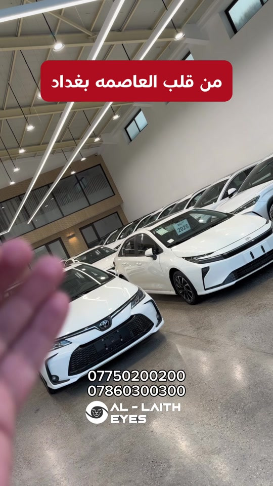 اليوم صرنا اقرب إلكم بخطوه 🌹 أوسع تشكيلة سيارات هايبرد وبلك ان هايبرد من byd و تويوتا و سيارات كيا متوفره الان في شركتنا في البياع - عيون الليث لتجارة السيارات. بأنسب الاسعار في وطننا الحبيب ومواصفات خاصه لراحتكم ودعمكم بالصيانه مدى الحياه 🎊 لأننا كما عودناكم - أن علاقتكم معنا تبدأ في لحضة اختياركم لنا -تبدأ لا تنتهي عند الشراء 🌹.  📞 *********** 📞 *********** 📍 البياع - شارع المعارض الرئيسي #BYD_سبورتاج_2026 #KiaSportage #عيون_الليث_لتجارة_السيارات #سيارات_العراق #سيارات_2026 SUV رحلات_وسفر
