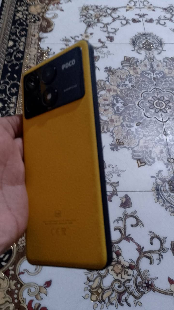سلام عليكم جهاز للبيع نضيف بعده بضمات poco x6 pro5G يشغل بوبجي 120 فريم نضافه 99 بلميه  325 مكاني ناصريه مركز ***********

