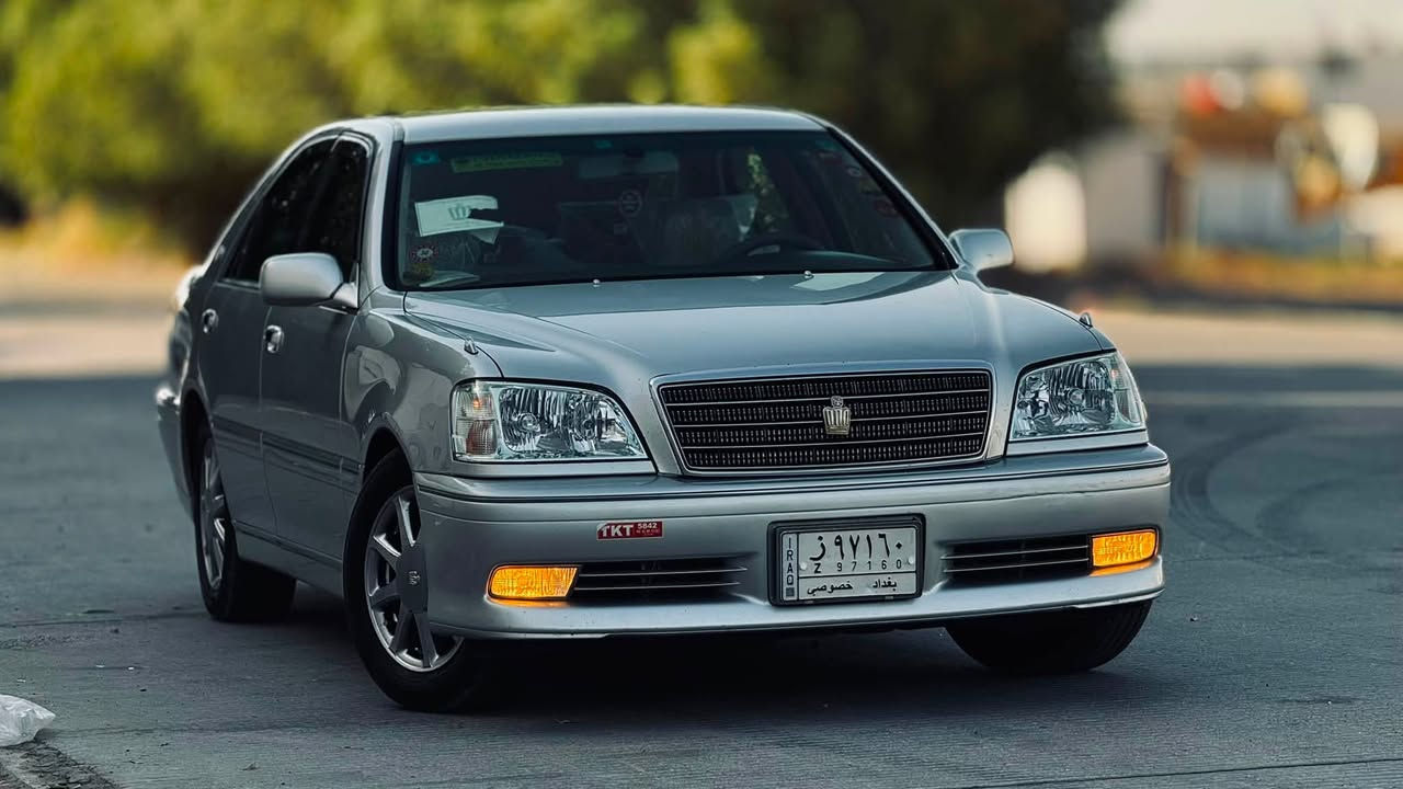 ‏TOYOTA CROWN ROYAL SALON 👑
للبيع تيوتا كراون 2003 اصل.

رقم بغداد (ز) قرار 48 مشروع وطني امداور نفس اليوم ابعموم العراق
مكفوله كفاله عامه من كل شي حته فتح مابيه 
تحوير نجف بل كامل دشبول عارف العيساوي جديد استوني شاده 
كير مكينه حداديه تبريد كله جديد سياره جهازه وجديده كلش 
المواصفات👇
3 دكم اصل. 
أصل كرستال.
محرك دي فور الجبير. 
شاصي.  75. 
اربع كشنات كهرباء.
الكشن السايق محوري يصعد وينزل
برده خلفيه 
ويل كب نجمه. نفطي 
ستيرن كهرباء.
قواعد ارقام اصليه .
شاشه عارض .
اوكس. 
بلوتوث.
ويل بلادي   +تخم تاير جديد.
داخل بيجي .
درگ مطعم بصاج اصل.
لايتات زنون كرستال.
بگ لايتات كرستال.
مري  كهرباء+هيتر♨️.
كروز تثبيت سرعه.
جامات اربعه اوتو.
غراض مال جنطه كامله.
السياره ماعايزه برغي كامله على اخر حبايه.
والسياره بالواقع اجمل من الصوره📷.
السعر💵142وبيها مجال قليل حگ الجيه.
العنوان🏡النجف الاشرف.
للاستفسار📞 ***********
