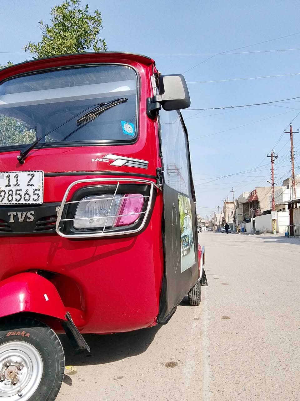 سلام عليكم تكتكTVSلبيع موديل 21 رقم وسنويه بغداد رقم نكليزي تكتك كفاله عامه مكينه   كير اكسل كله كفاله تكتك وضع شركه عنوان بغداد البياع رقم هاتف *********** سعره 7400 وبيه مجال
