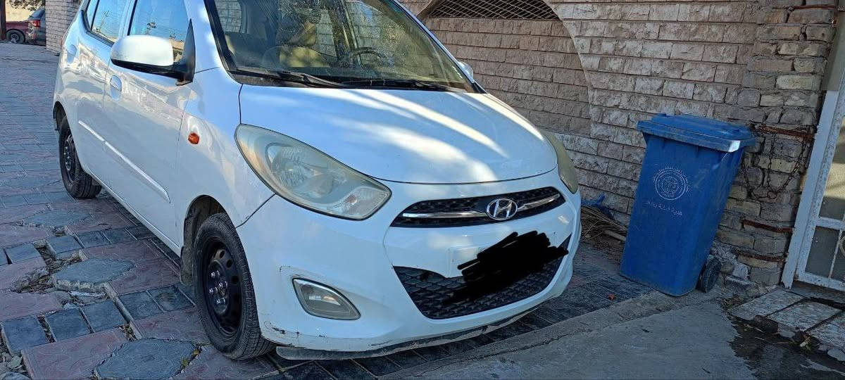 السلام عليكم
سيارة i10 موديل ٢٠١٣ 
اضرارها بسيطه 
السعر ٧٠$
للإستفسار ***********
المكان : بغداد - الشعب

