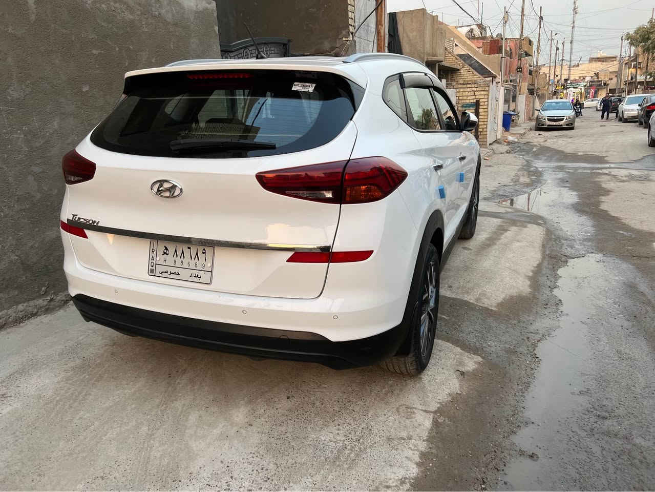 السلام عليكم للبيع توكسان ٢٠١٩ خليجي 
بيها بنيد مصبوغ وبيها بل باب الخلفي شخط 
مكاني بغداد الدوره *********** بغداد, العراق
