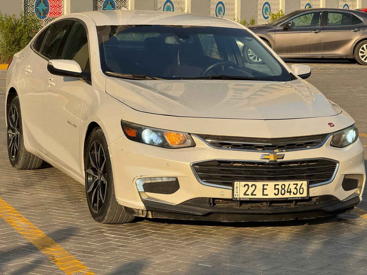 ماليبو 2017مكينه 1500تربو leبس دعاميه اماميه وربع باب صبغ جاهزه من كلشي 4بصمات مكان حي جهاد السعر 106مرارس عادي ***********
