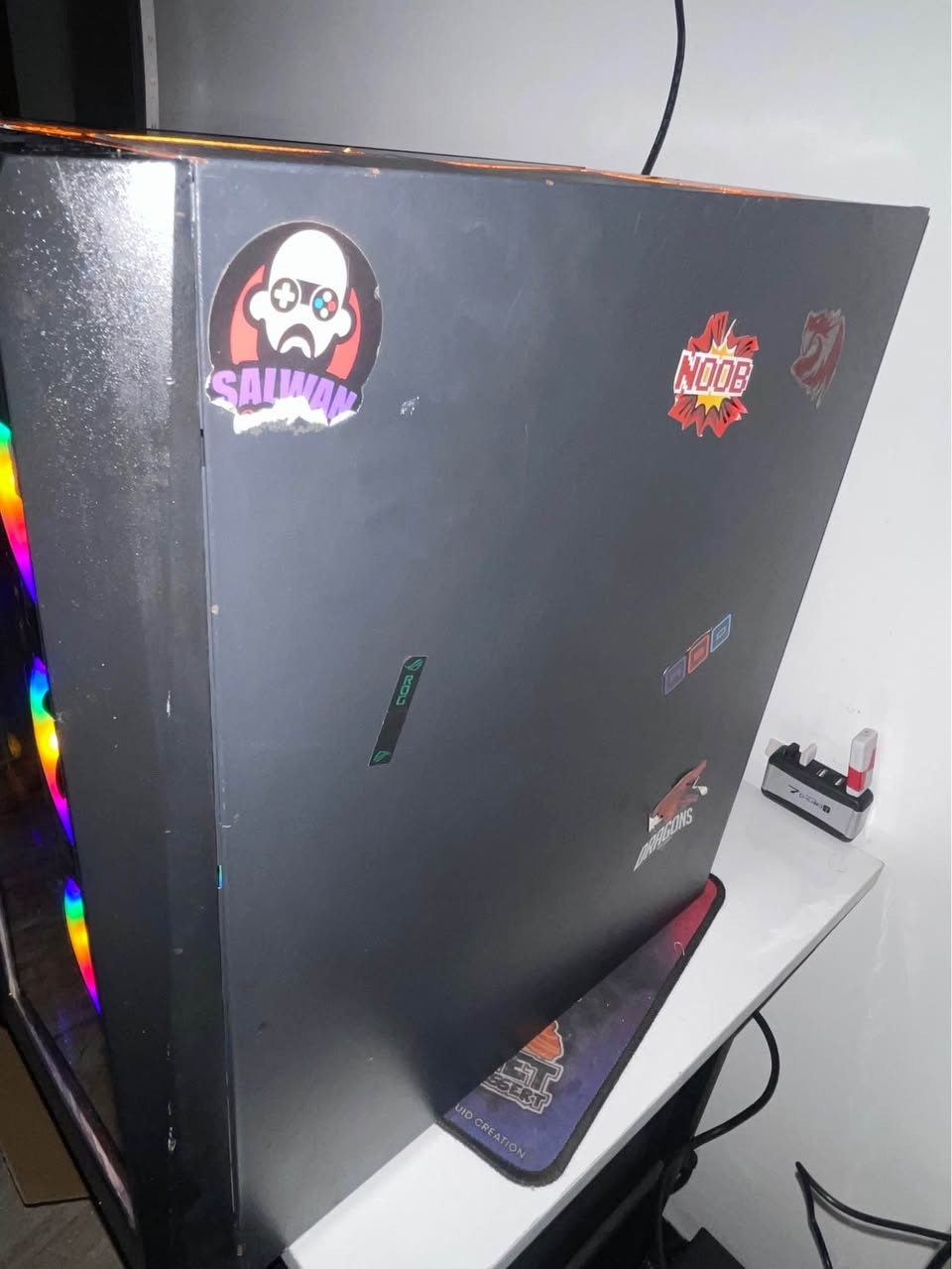 السلام عليكم 
تجميعه رايزن 
وندوز 10 pro اصلي
المعالج R5 2600 six-core
مذر بورد MSI B450 pro GAMING
Ram 8 DDR4 2400 hz
M.2 128 g
HDD 500g
Gpu 1050TI 4G Total Available Graphics Memory 8G
منصب بيها العاب 
جيتي اي gta v
تومب رايدر 
بتلفيلد 3
كاونتر ستريك
بيس 2021
كول اوف ديوتي
رزنت ايفل 4
كود اوف وار
طاعون A Plague Tale:
التجميعه تحتوي على وايفاي وبلوتوث 
السعر ٣٢٥ الف
مكاني بغداد بغداد, العراق


**إذا كنت صاحب هذا الإعلان وتريد حذفه لأي سبب، رجاءا أرسل رسالة إلى الدعم الفني**