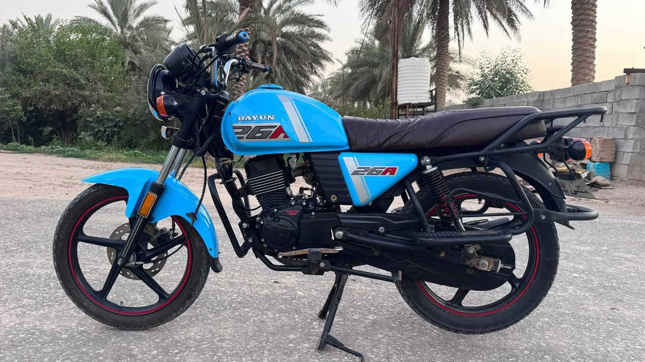 سلام عليكم
دايون لون مميز سمائي مديل 23 أوراق اصولي وصل معرض بسمي دراجة جديدة كلش مكفولة كفالة عامة دراجة كاملة ماناقصهة اي شي سعر ١٨٠٠ وبي مجال حك الجية مكان كربلاء الحسينية تصال بي وتساب

***********
