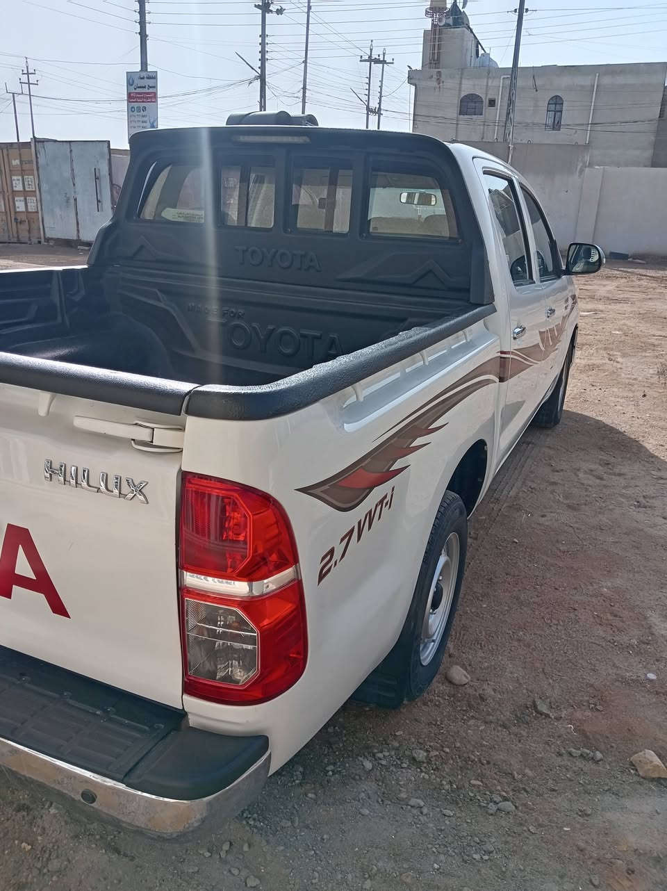 السلام عليكم
هايلوكس 2014 كير عادي مكفولة شاص 12 رقم واسط باسمي مكانها محافظة ميسان
***********
