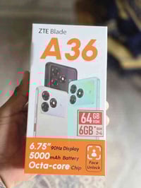جهاز جديد بمواصفات حلوة  ZTE  A36  الشاشة6.75 بوصة - 90 هرتز - IPS LCD...