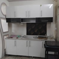 كاونتر خشب • سنك • مترين