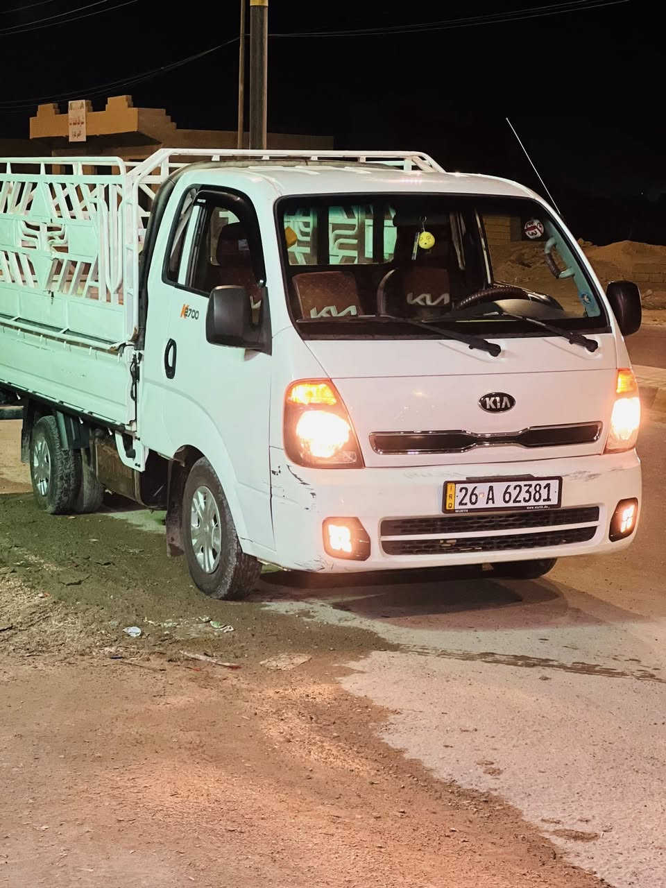 للبيع | كيا حمل 2700 موديل 2015
🔹 مكفولة كفالة عامة 

🔹 كلها بلادي سونار موجود 

🔹كهربائيات تدفئه تبريد شغالات 

🔹 سبير امامي وخلفي 

🔹 مدوشمة كاعية و كشنات

🔹 السيارة متصرف عليها ربع دينار

🔹 تخم تاير كوري 

🔹 رقم صلاح الدين انگليزي

🔹حصة گاز  

📍 المكان: صلاح الدين – الشرقاط الساحل الايسر اسديره

 السعر 125 وبيه مجال 

📞 للاستفسار: ‭ ***********
