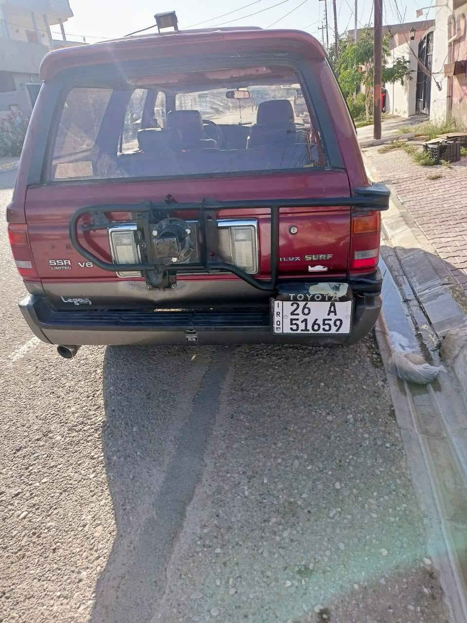 سلام عليكم تيوتا رنر مديل 90 بدون ضرر وبدون صبق كير محرك بل شرط محرك بطه تبريد شغال سيارة جاهزة للاستفسار 
*********** 
السعر ٦٥ بي محال كركوك, العراق
