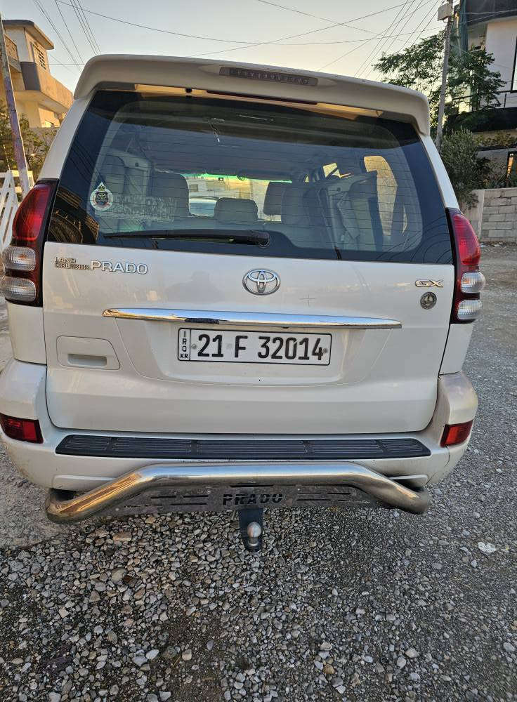 برادو موديل ٢٠٠٨رقم السليمانية كير ومحرك مامفتوح سنوي جديد حتى ٢٠٢٩ ٦قطعة صبغ ابيعها بالعام السعر١٢٥ وبيها مجال ٤سلندر للاتصال *********** السليمانية, العراق

