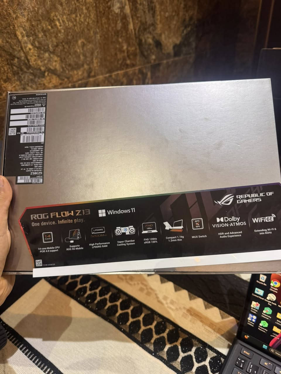 شباب لابتوب لمس العاب وكلشي راقي RTX 3050
كلشي موجود فتح كارتونه واستخدام بيت يعني متخاف منها انو تعطل لو شي وكلشي مكفول 
كلشي يشغل الوان RPG

السعر وصلت 950 الف وما بعت لان ماخذها 1200 دولار

اذا وصلت سعر اعلى من 950 ابيع 

مكاني المنصور بغداد

*********** وتساب
