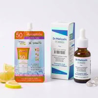 سيروم Dr.Melaxin • واقي شمس Smooto SPF50 • تفتيح البشرة