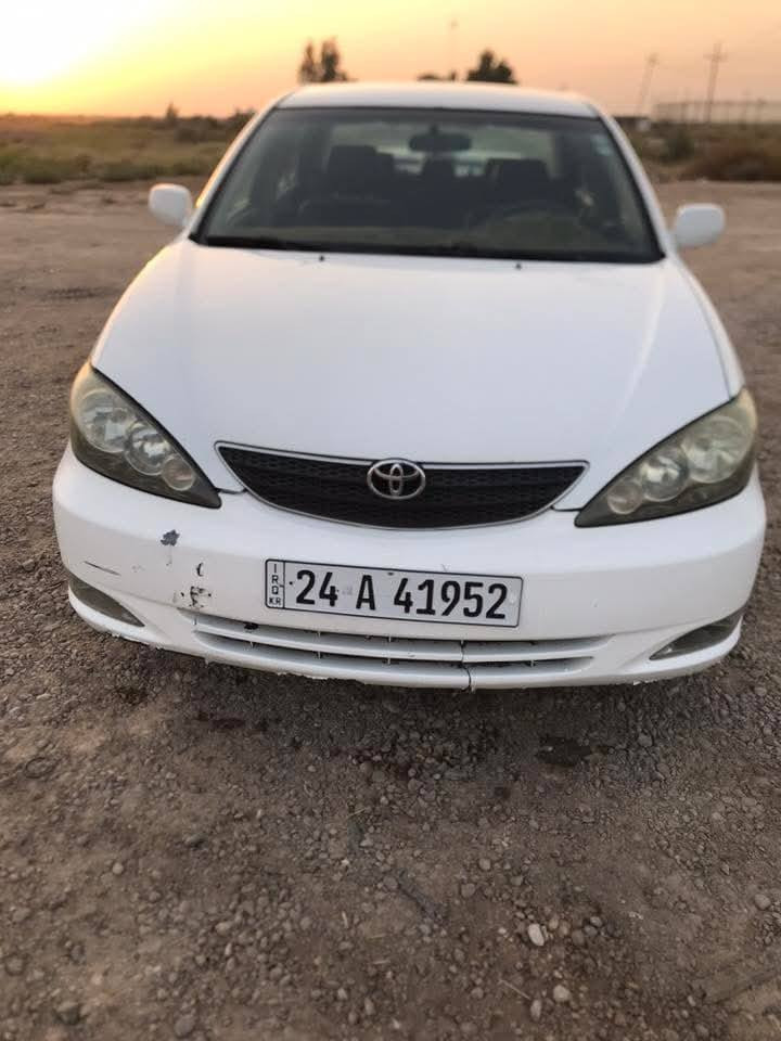 السلام عليكم
يا الله للبيع كامري ٢٠٠٥ خليجي ٤ سلندر جاهزة من كلشي كير و مكينة حدادية وكهربائيات وكلشي بيها بلادي وتخم تاير جديد تدفئة تبريد رقم دهوك وهزة جديدة وبأسمي السيارة  السعر ٩٥ وبيها مجال للاستفسار اكثر اتصل وبيك خير وادلل *********** كورك *********** مكاني بغداد الدورة
