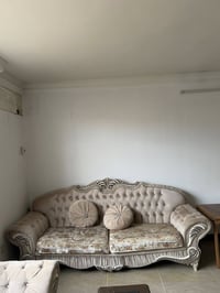 طقم ١٠ مقاعد • قنفتين كبار • ما بيه عيب