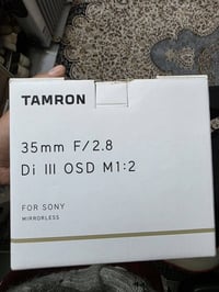 للبيع عدسه تامرون 35m 2.8 جديده بالكارتونه كامرات السوني  ما مستعمله ا...