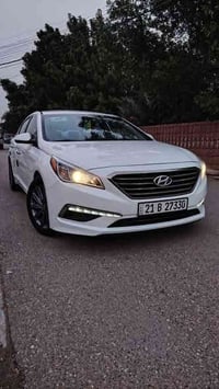 هونداي سوناتا 2015 وارد أمريكي ضرر جاملغ أمامي أيسر بدون دواخل وبيها م...