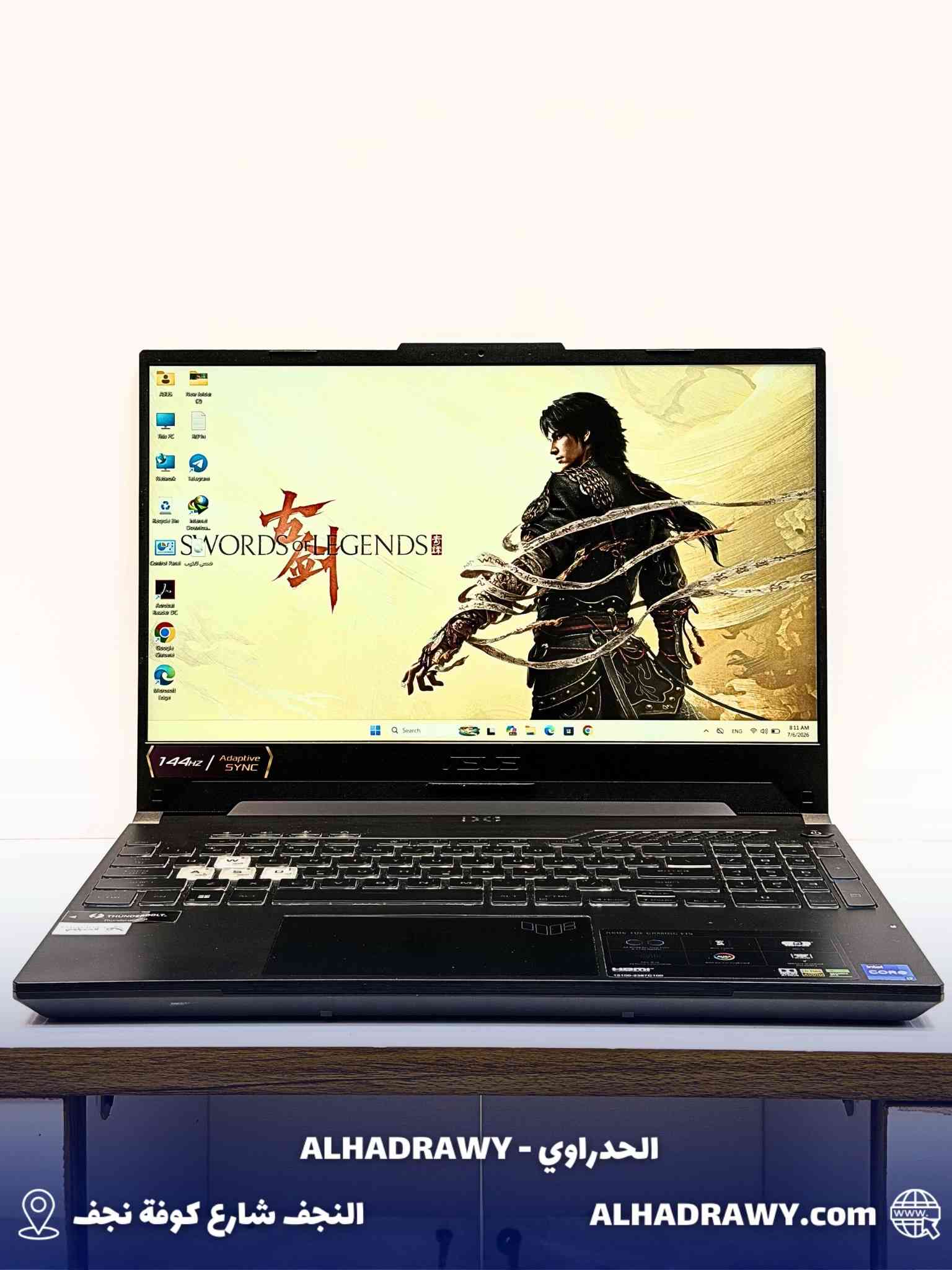 🔥 ASUS TUF GAMING F15 - USED 🔥
 
 ✅ Intel Core i7-12700H
 ✅ RAM 16GB DDR4 3200MHz
 ✅ SSD NVMe 512GB
 ✅ NVIDIA GeForce RTX 3050
 ✅ شاشة 15.6" FHD IPS 144Hz
 ✅ كيبورد عربي + إنكليزي
 ✅ تصميم Gaming متين من سلسلة TUF
 
 💰 السعر: 1,100,000 دينار عراقي
 
 🎮 مناسب للألعاب الحديثة
 🎨 ممتاز للتصميم والمونتاج
 ⚡ معالج قوي 14 Core للأداء العالي
 
 📍 معرض الحدراوي - النجف
 🚚 توصيل داخل النجف وجميع المحافظات
 🛡️ ضمان أسبوع استبدال


**إذا كنت صاحب هذا الإعلان وتريد حذفه لأي سبب، رجاءا أرسل رسالة إلى الدعم الفني**