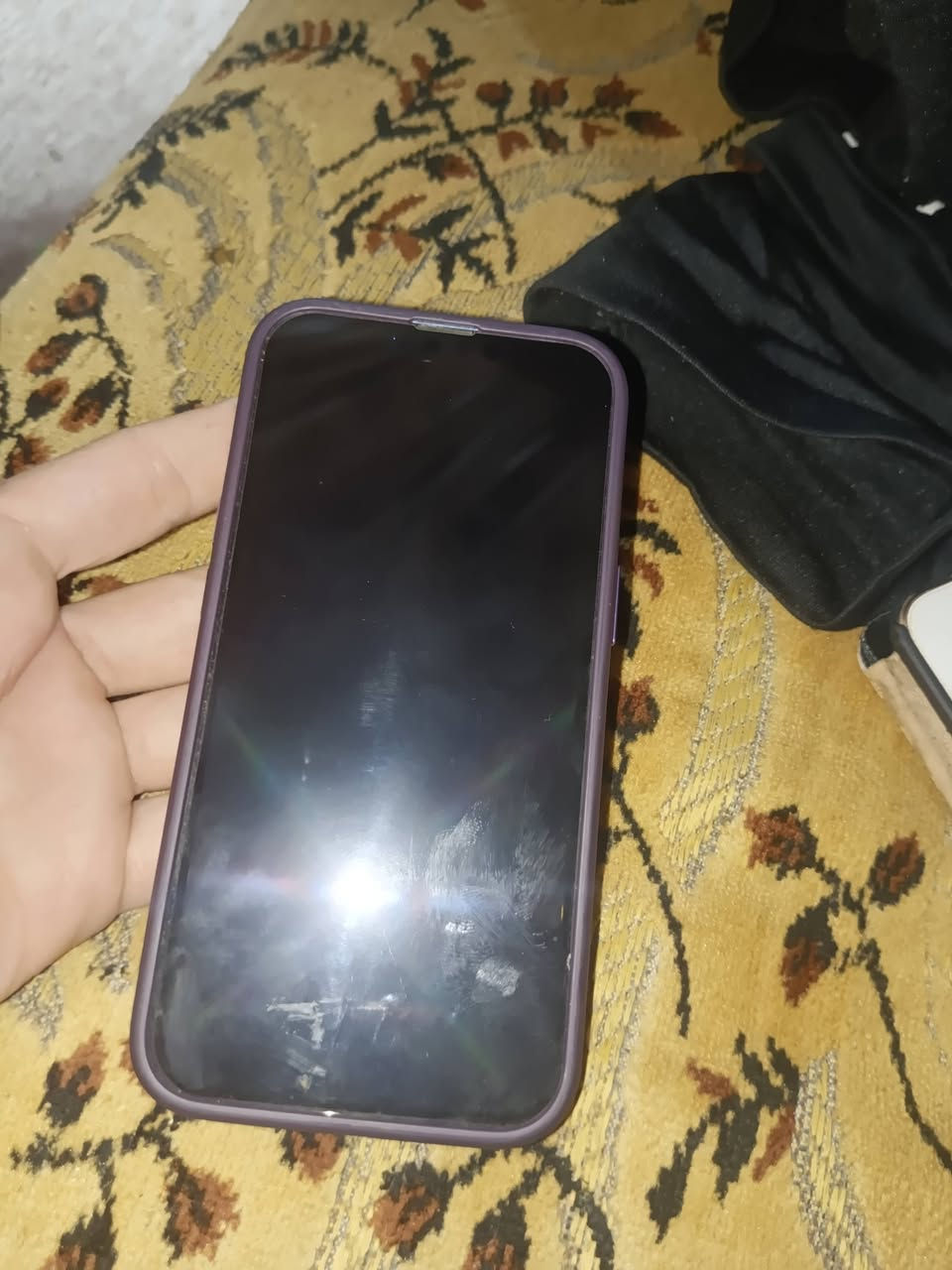 جهاز نوع 
iPhone 13
ذاكرة 128
بطارية 77
ما مفتوح فقط بطاريته معلايه 
الجهاز نظيف كشاصي وساشه 
الجهاز منطينه تخطي للحساب 
للبيع ب250وبي مجال 
للتواصل على الرقم
***********
