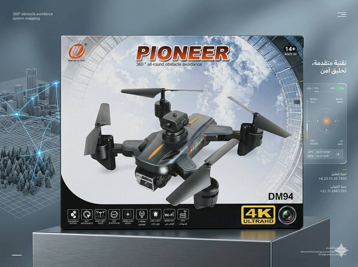 درون Pioneer الاحترافية - مواصفات خرافية وأداء ثابت!
تريد درون تبيض الوجه بالتصوير واللعب؟ شوف مواصفات Pioneer اللي جبناها إلك:
​ثبات مو طبيعي: مجهزة بنظام (6 Axis Gyro) اللي يخليها مستقرة بالجو وما تدوخك بالتحكم.
​تصوير بانورامي HD: تكدر تصور فيديوهات بانورامية وبكامرة متحركة تتكدر تتحكم بحركتها أثناء الطيران وصور ثابتة بدقة عالية وتوثق كل اللحظات.
​حركات بهلوانية: تكدر تسوي بيها شقلبات (360 درجة) بكل سهولة وتبهر أصدقائك.
​إضاءة ليلية: بيها 4 أضواء LED قوية تخليك تشوفها بوضوح حتى لو طيرتها بالليل.
​بطارية قوية: تجي وياها بطارية Li-Poly قابلة للشحن وتدوم وقت زين، وياها كابل شحن USB.
​تحكم كامل وبسيط: طيرها فوك، نزلها جوه، لوف يمنة ويسرة، وحتى تگلبها ليقدام وليوره.. السيطرة كلها بيدك.
​كاملة مكملة: يجي وياها "مراوح" إضافية (Replacement Props) احتياط خاف تنضرب بشيء.
​بدون تعقيدات: الدرون مسموح بيها وما تحتاج أي تسجيل رسمي (No FAA Registration Required).
​ليش تختار Pioneer؟
لأنها تجمع بين سهولة الطيران وقوة التصوير، ومناسبة جداً إذا جنت تريد تبدي بمجال التصوير الجوي أو حتى للتسلية.
​السعر: [60]الف و التوصيل مجاني لكل المحافظات 
. 🚚كركوك
​للحجز، راسلنا هسة قبل ما تخلص الكمية! 📩


**إذا كنت صاحب هذا الإعلان وتريد حذفه لأي سبب، رجاءا أرسل رسالة إلى الدعم الفني**