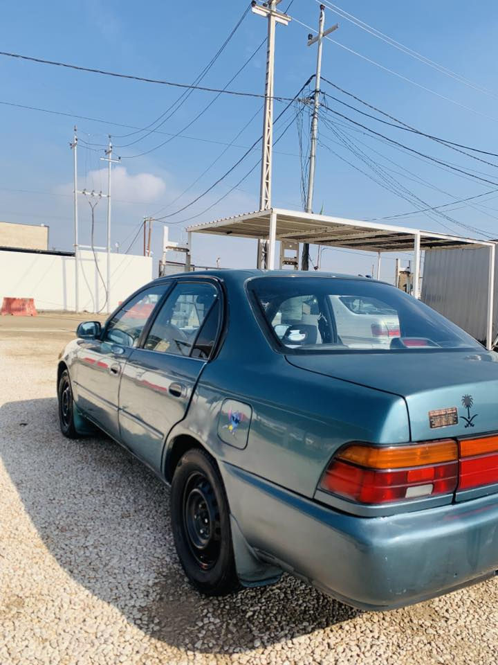 السلام عليكم
كورلا 1993
سياره نضيفه كلش 
تبريد شغال ❄️ 
رقم كربلاء سنويه إلى 2028
يسره بلاد
بيها فقط تنقيص بل اسبوع لتر
وحداديه 50‎%‎
مكان السياره نجف
***********
السعر 50وبيها مجال
