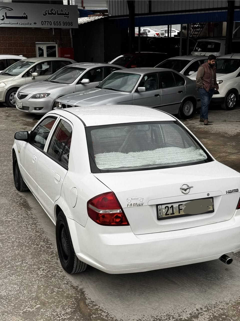 سڵاو 
مازدای فامیلی 2011
گێڕ و مەکینەی بەشەرت (گێر عادیە )
تەقە و ڕەقە بەشەرت 
پارچەیەک و پەڵەیەک بۆیاخە بێ ناوگرتن 
چوار جام و ئاوێبە کارەبا و تەبرید بەشەرت ❄️
هەموو گیانی بەشەرت ٢٠٠km ڕۆشتوە 
نرخ 52$ و مامەڵە
0,7,7,0,0,7,6,1,5,2,4
***********
