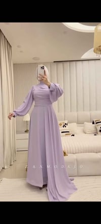 فستان شيفون • مبطن ايطالي • مقاسات ٣٨-٤٨