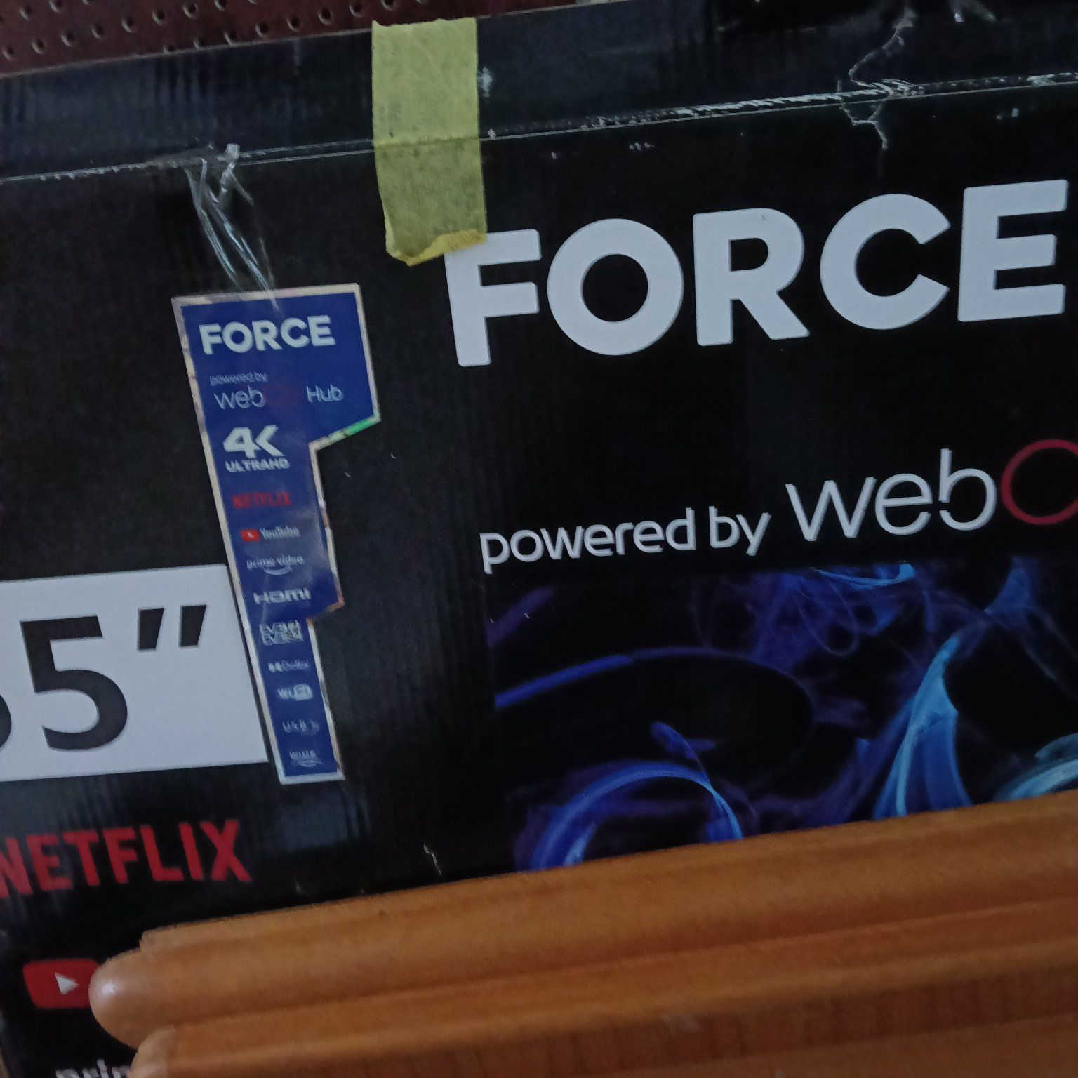 شاشة سمارت فورس حجم 55 4k  نظام ويبس ريموت ناطق اخذته صار ستة اشهر 6    بسعر 350  فطر بيها مثل ما موضح بالصورة  اريد ابيعة عنواني الكوفة


**إذا كنت صاحب هذا الإعلان وتريد حذفه لأي سبب، رجاءا أرسل رسالة إلى الدعم الفني**