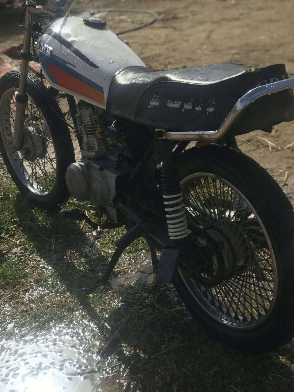 سلام عليكم دراجه للبيع محرك مفتوح بستم فقط مكاني الغراف السعر325وبيها مجال الخاص مفتوح
