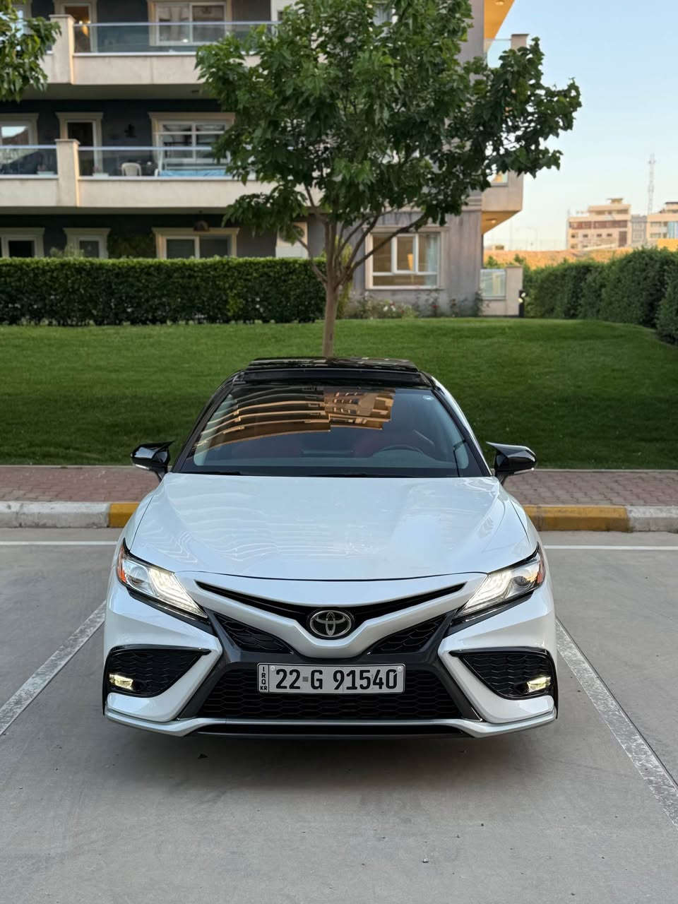 CAMRY XSE 2022 
بيلاد ناو سوور
روشتن 84 هةزار كم
گير و مةكينة و كارةباي بةشةرت 
سةنةوي تازةية
پارچة و پةلةيكي بوياخة سونةرةكةم داناوة
بي ناو بي ئيرباك 
جةمپيكي خةفيفي هةية كي ويستي بة فيدؤ بؤي ئةنيرم 
رةقةم شاسي 
4T1K61AK8NU017136
شوين سليماني 
***********
*********** whtss appt السليمانية, العراق
