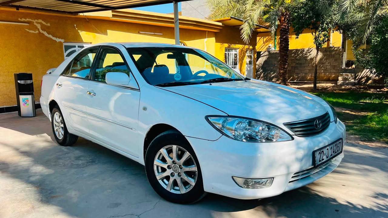 كامري 2006 خليجي 4 سلندر
محرك 2400ccالمرغوب 
داخل لونين 
صاج 
جام كهرباء 
بيه قطعتين صبغ جاملغات خلفيه 
وبيه 3 بيبان كلير 
فقط جاملغ واحد بي دواخل والبقيه بدون اي دواخل 
سعر 90 وبيها محال 
السياره كامله بدون نقص ان شاء الله 
مكان السياره بغداد 

***********
