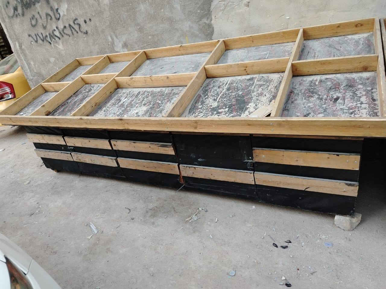 ميز مخضر للبيع  عدد 2 العرض 3 متر والطول متر ونص هيكل حديد درجة اولى
مكاني كربلاء للاستفسار ***********
