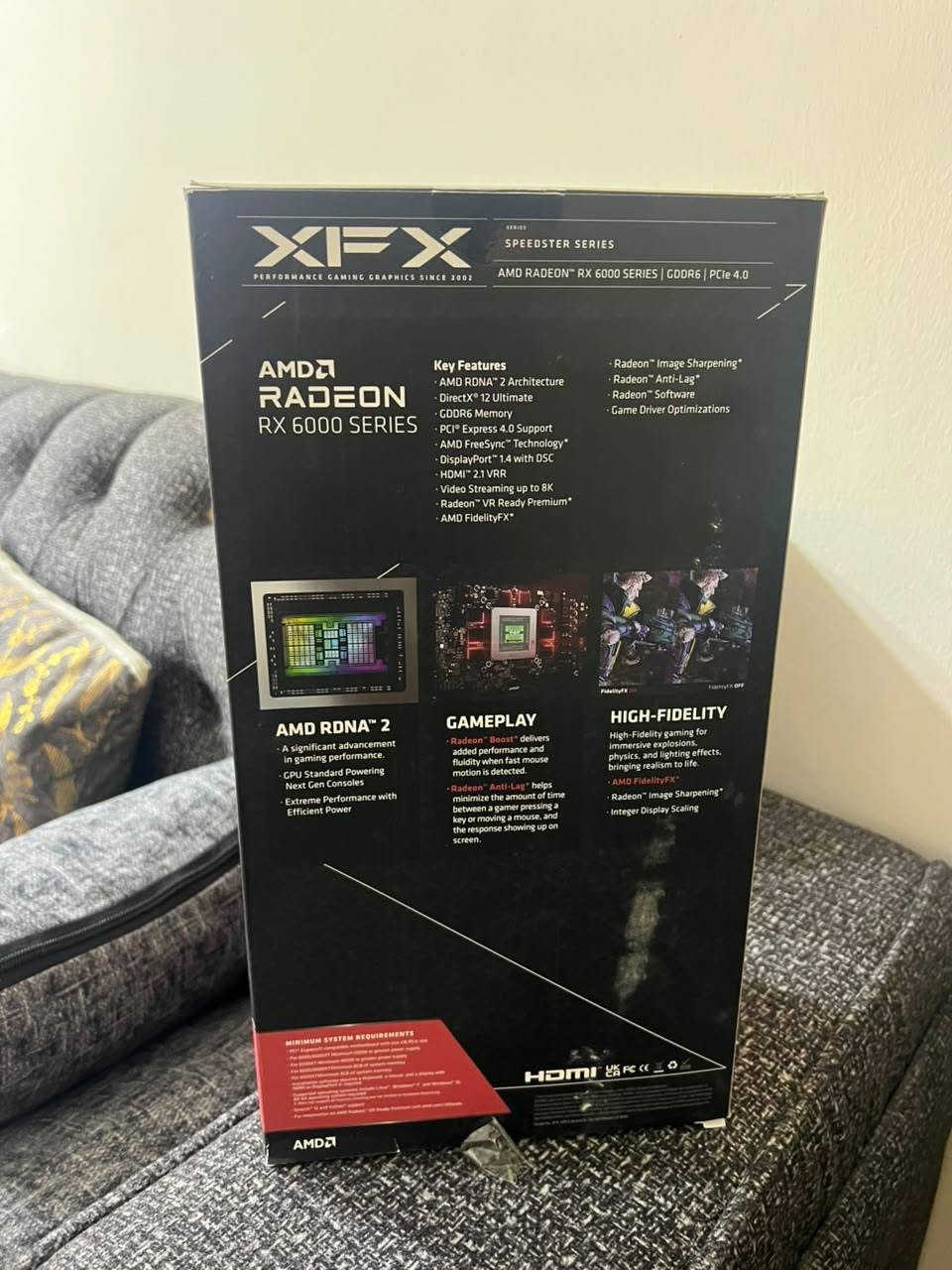 RX6650 XT XFX
للبيع كارت شاشة rx6650xt نسخة xfx الكارت جدا تبريدة يخبل ومستخدم قليل جدا 
السعر 385 
للتواصل 
***********
او خلي تعليق ادخلك خاص
