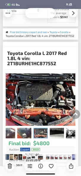 السلام عليكم للبيع كورلا فئه seموديل ٢٠١٧بدون ايرباك رقم اربيل الجديد باقي التفاصيل بالصور المكان بغداد الدوره ابو دشير السعر ١٢٧
***********
