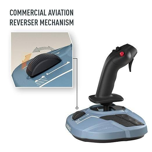يالله.........توفر
✈️ Thrustmaster TCA Sidestick Airbus Edition

الحالة : جديد openbox 🟢

 السعر :115 الف شامل التوصيل 🚚

للحجز خاص📩 او واتساب ***********📞

التفاصيل/
حلّق بتجربة قيادة واقعية مستوحاة من طائرة Airbus A320 مع عصا التحكم المصممة خصيصًا لعشاق محاكاة الطيران.
 نسخة مطابقة تقريبًا لمقبض قيادة Airbus الحقيقي (1:1)✅
 تقنية H.E.A.R.T HallEffect المغناطيسية بدون احتكاك، تمنح دقة عالية وعمرًا افتراضيًا طويلًا. ✅
 يحتوي على 17 زرًا قابلاً للبرمجة لتخصيص أوامر الطيران بسهولة. ✅ 
ذراع Throttle مدمج مع ميزة Thrust Reverser لتجربة هبوط أكثر واقعية. ✅ 
يدعم التحكم بالدفة (Rudder) عن طريق لف العصا. ✅
 تصميم قابل للتعديل ليناسب الطيار أو المساعد أو الاستخدام الفردي.

🎮 متوافق مع أجهزة PC (Windows)، ويعمل مع أشهر ألعاب ومحاكيات الطيران مثل:
Microsoft Flight Simulator
X-Plane 11/12
DCS
Star Citizen
Elite Dangerous
War Thunder
إذا كنت تبحث عن تحكم دقيق وتجربة قيادة مدنية واقعية، فإن Thrustmaster TCA Sidestick Airbus Edition يعد من أفضل الخيارات في فئته.
