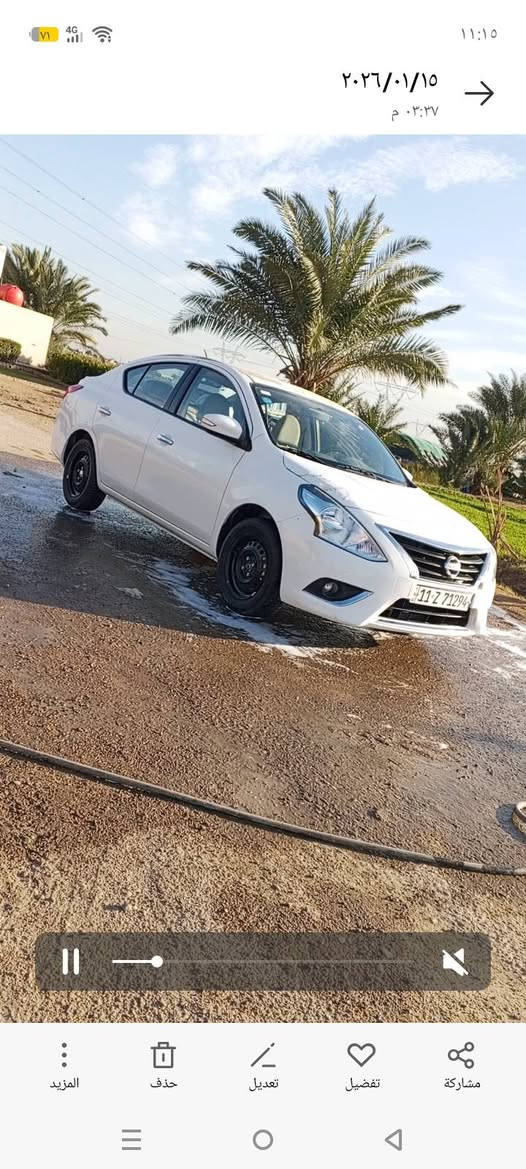 نيسان سني مصري 2025 السياره جديده تبريد ثلج تخم تايرات جديده العنوان بغداد ***********
